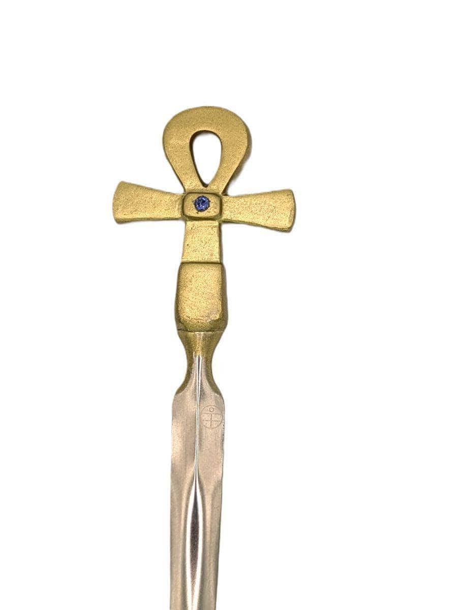 Ankh (Egyptian Key of Life) Pewter Letter Opener, Ancient Egypt Desk Decor