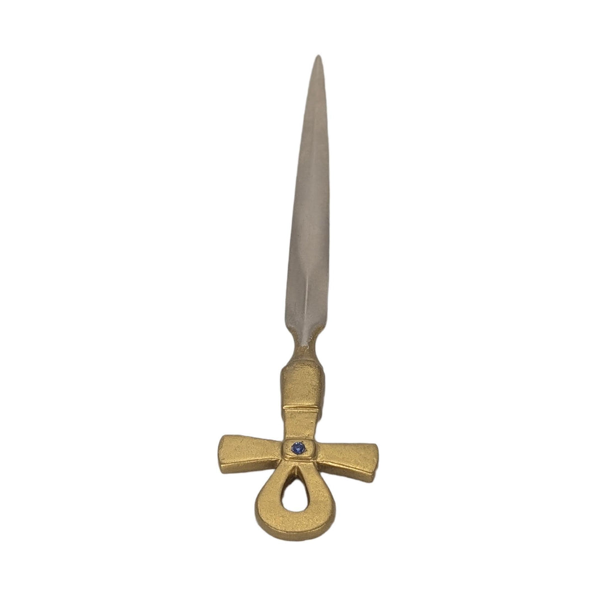 Ankh (Egyptian Key of Life) Pewter Letter Opener, Ancient Egypt Desk Decor