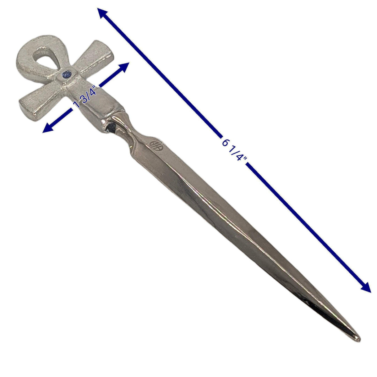 Ankh (Egyptian Key of Life) Pewter Letter Opener, Ancient Egypt Desk Decor