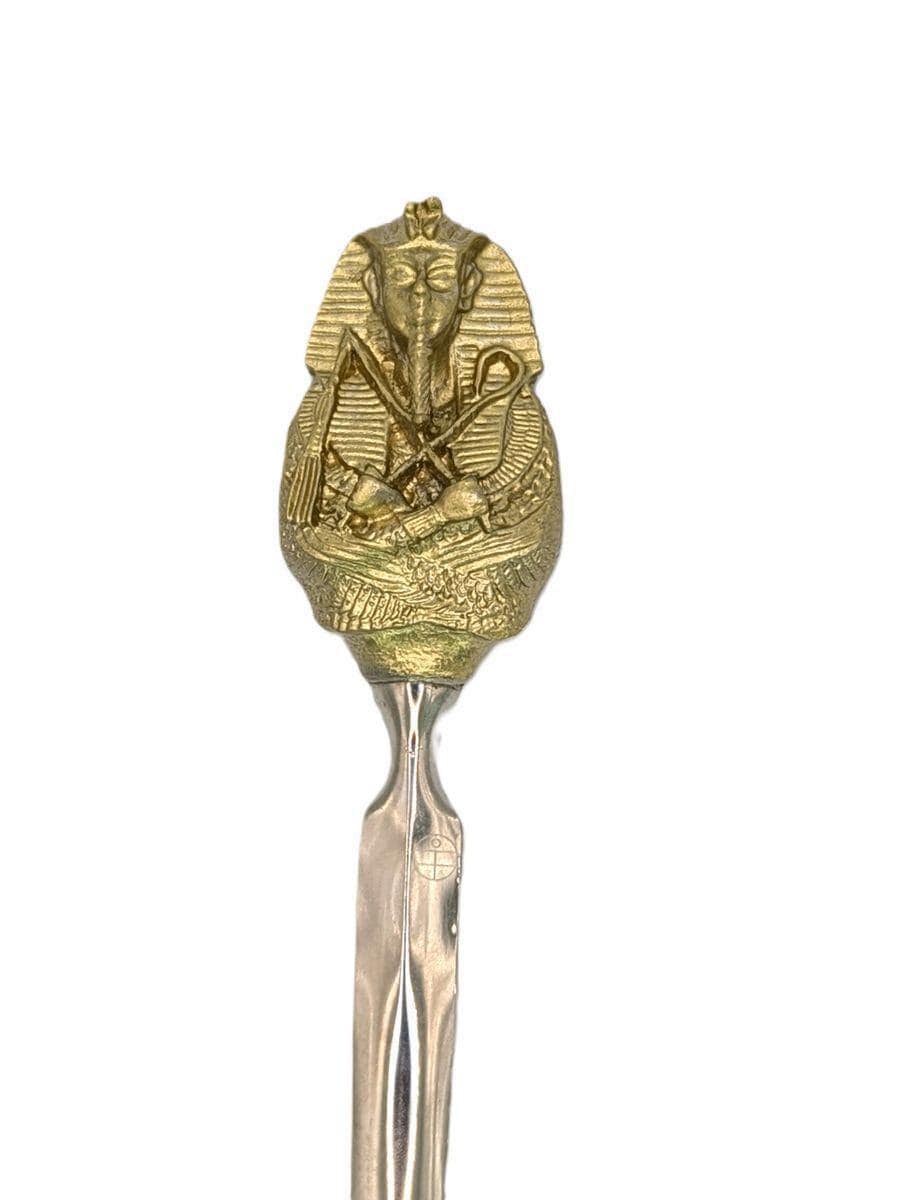 Handcrafted Pewter Tutankhamun Pharaoh Letter Opener, Ancient Egypt Desk Decor