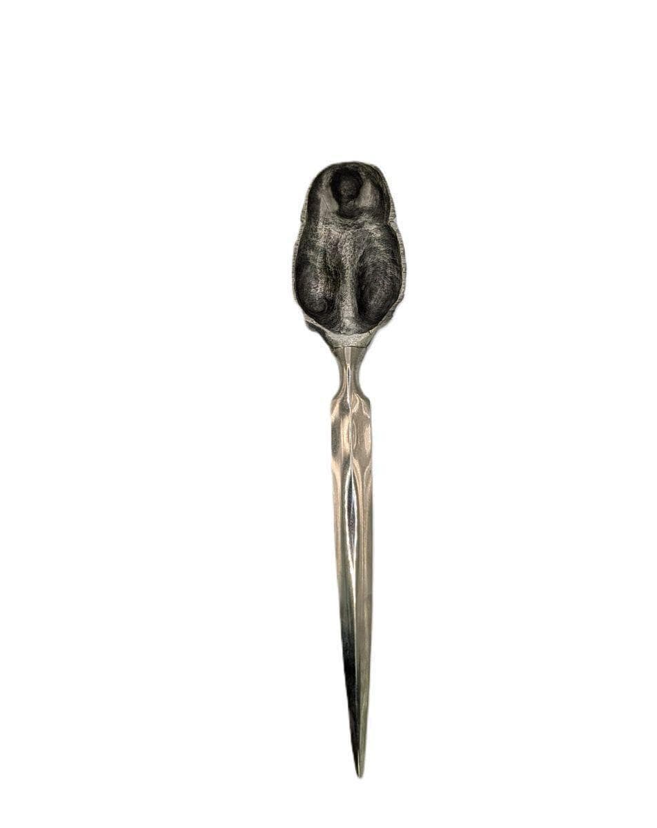 Handcrafted Pewter Tutankhamun Pharaoh Letter Opener, Ancient Egypt Desk Decor