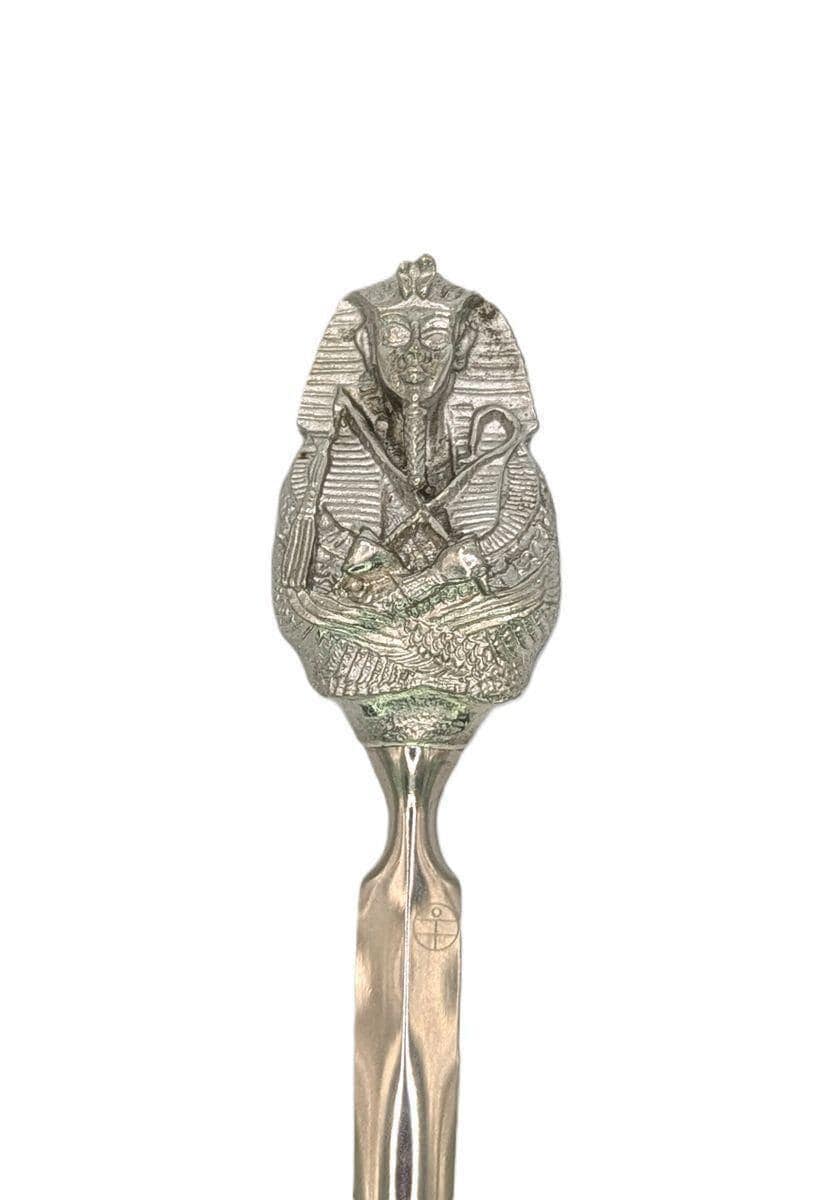 Handcrafted Pewter Tutankhamun Pharaoh Letter Opener, Ancient Egypt Desk Decor