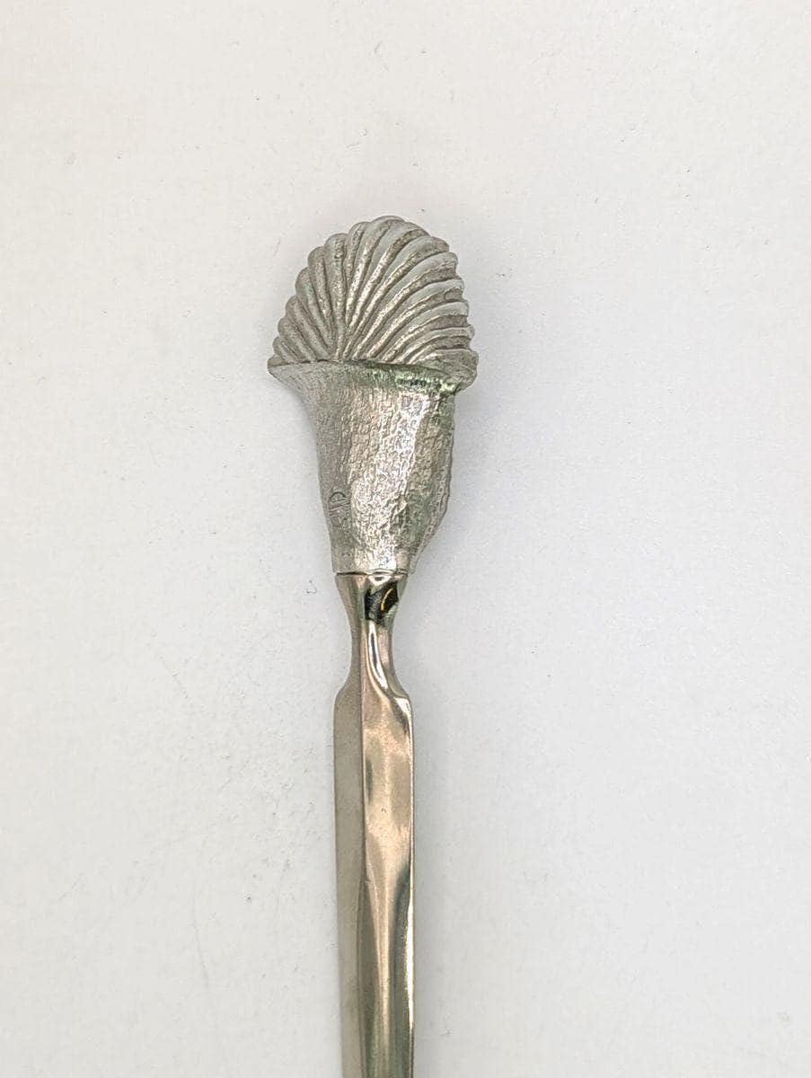 Handcrafted Pewter Tutankhamun Death Mask Letter Opener, Ancient Egypt Desk Decor