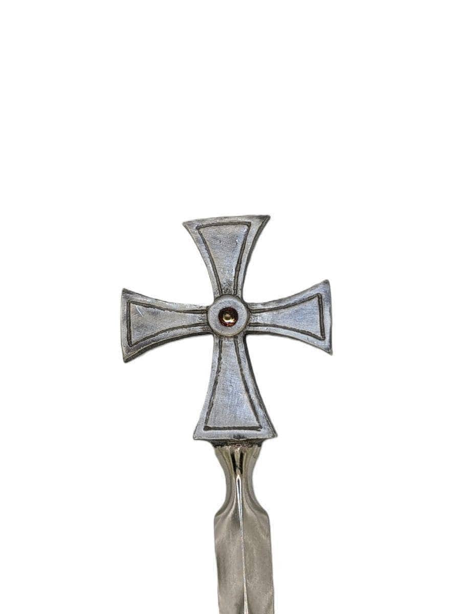 Handcrafted Pewter Templar Rross Letter Opener, Medieval History Desk Decor