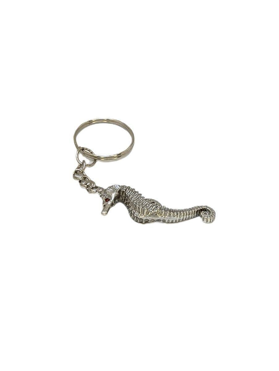 Handcrafted Seahorse Stylish Pewter keychain, Beach Lovers Gift