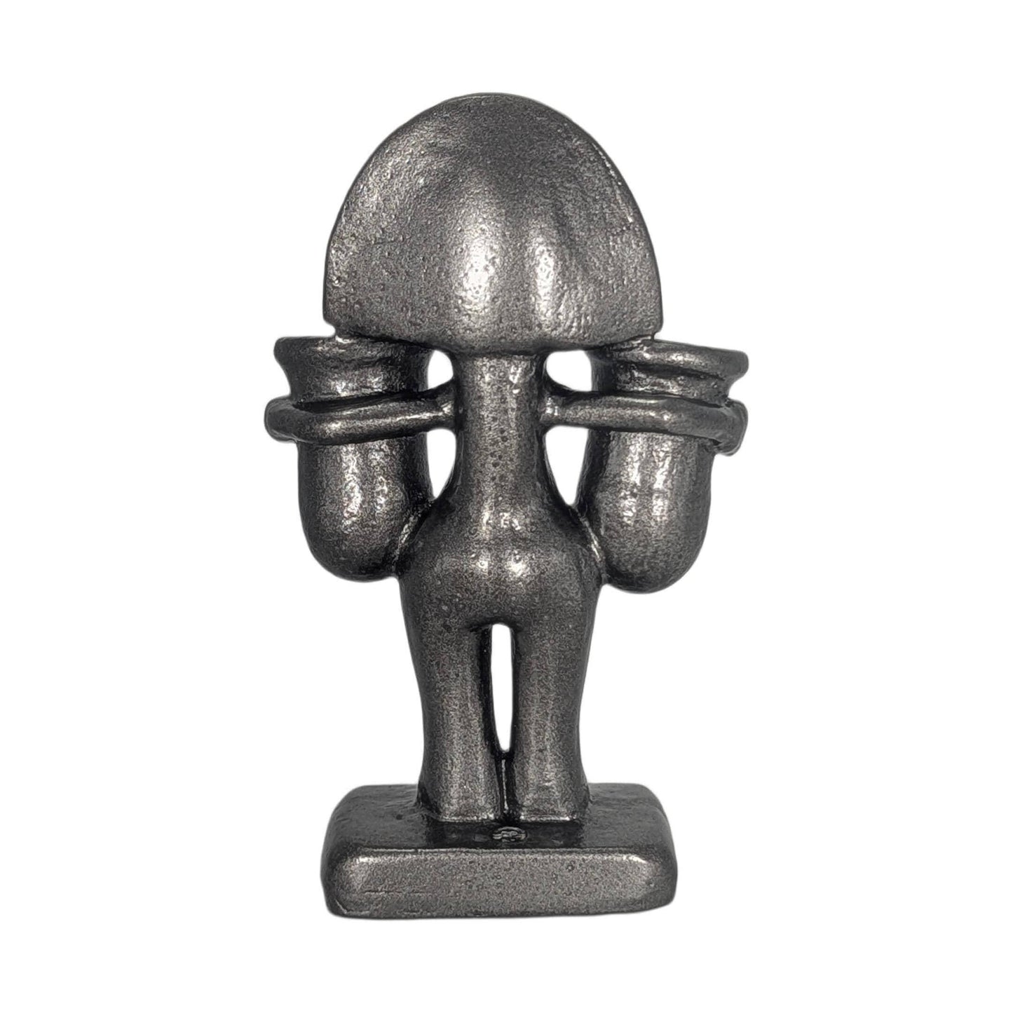 Handcrafted Taino Moon Goddess Pen Holder, Caribbean Indigenous Art Desk Decor