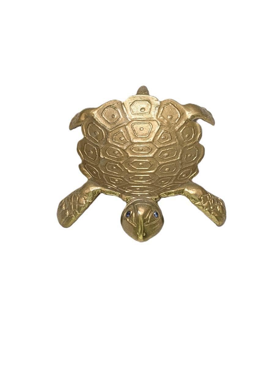 Handmade Pewter Turtle Dish, Decorative and Functional Home and Office Decor