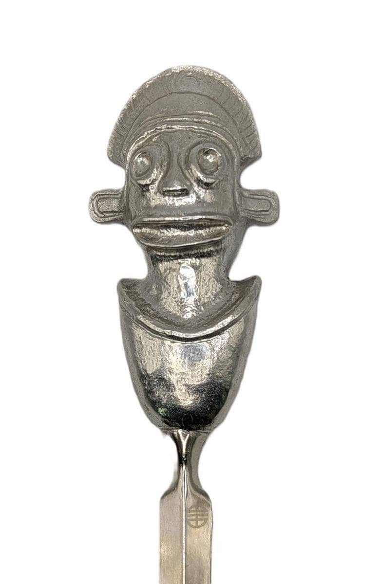 Handcrafted Pewter Taino Ritual Axe Letter Opener, pre-Columbian Art Desk Decor, collectible