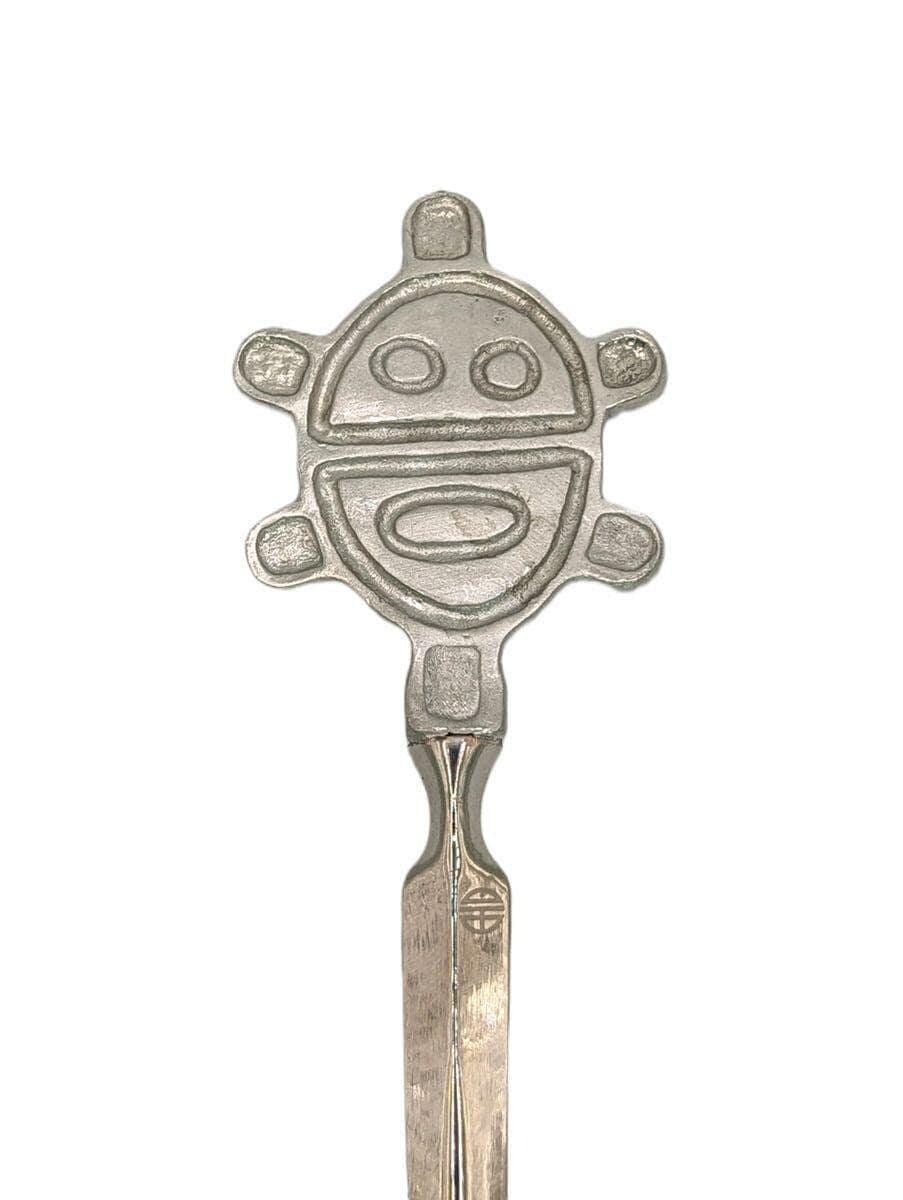 Handcrafted Pewter Taino Sun Petroglyph Letter Opener, Caribbean Indigenous Art Desk Decor