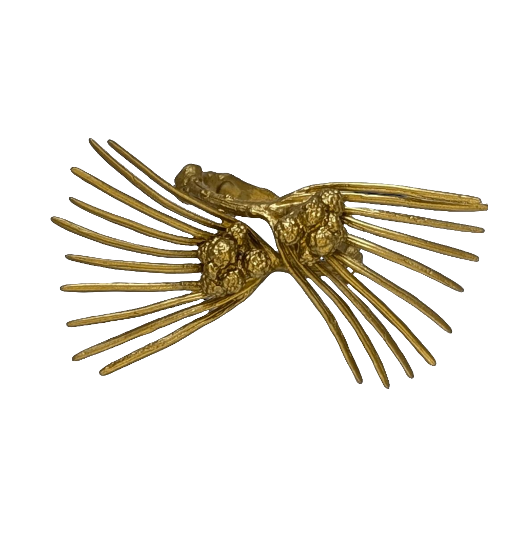 Umbrella Pine Pewter Adjustable Napkin Ring Set of 4 Inspired by nature