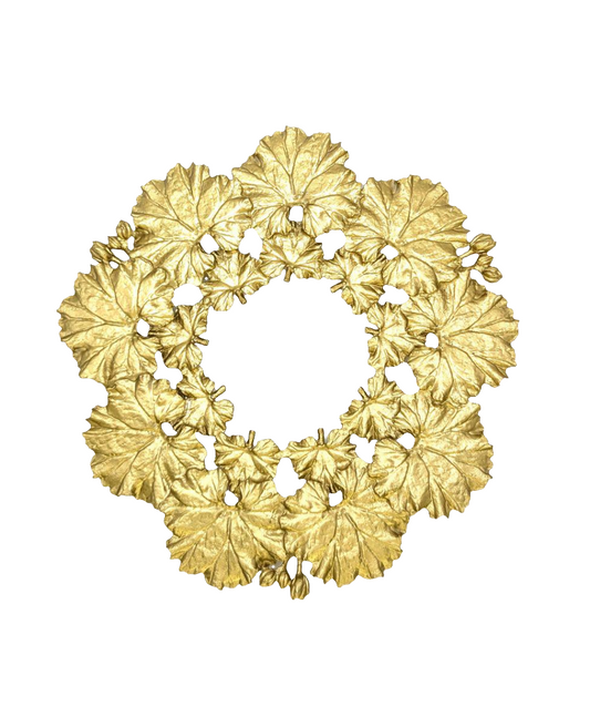 Geranium Pewter Trivet Home Decor Inspired by Nature