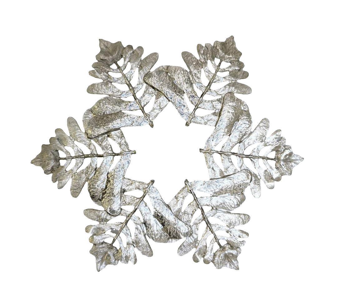 Maple Copters Pewter Trivet Home Decor Inspired by Nature