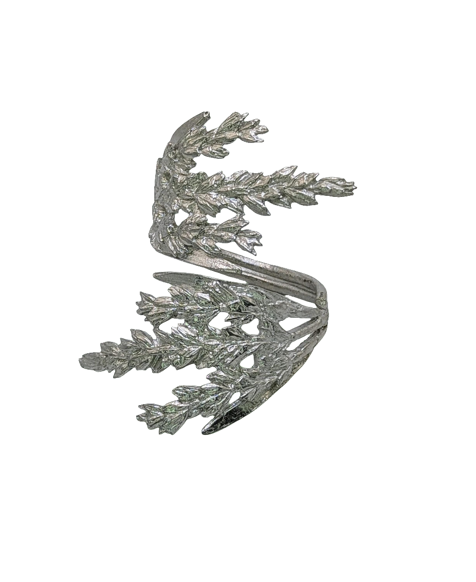Wheat Adjustable Pewter Napkin Ring Set of 4 Inspired by Nature Table Decor