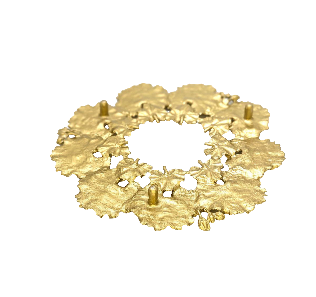 Geranium Pewter Trivet Home Decor Inspired by Nature