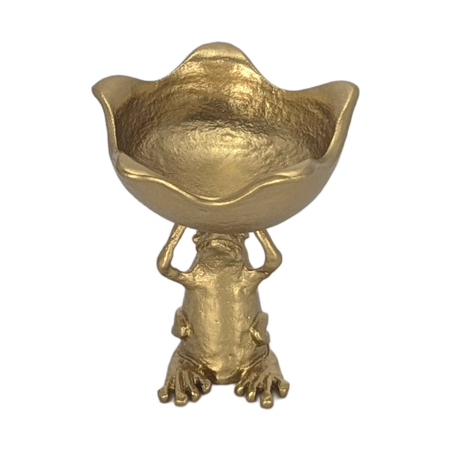 MINIMALIST Charming Coqui Frog Pewter Candle Holder Decor Collectible