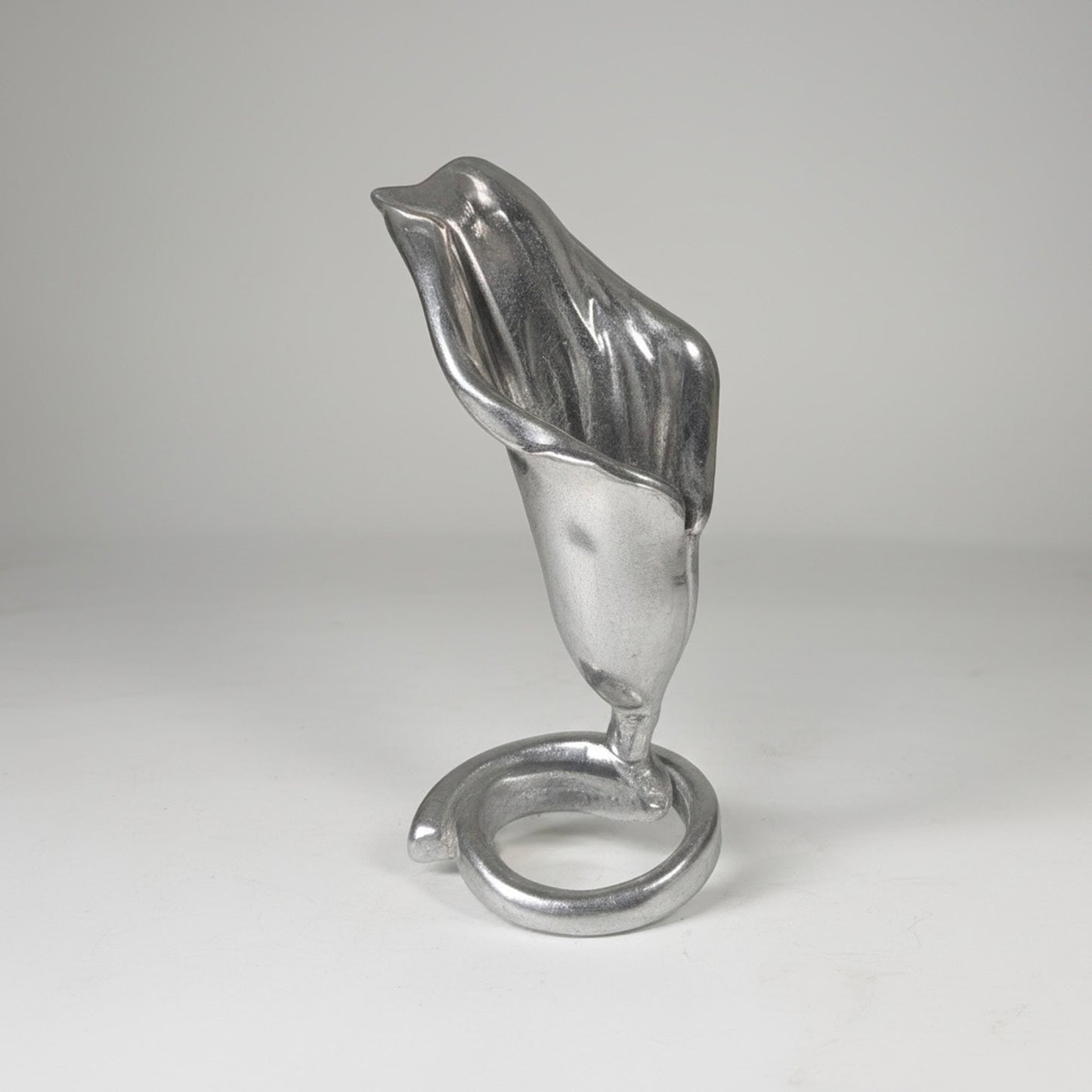 Calla Lily Pewter Taper Candle Holder Home Decor Inspired by Nature
